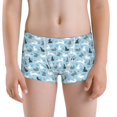 thumbnail image 5 of Yiaed Black White Gray Rabbit Print Boys' Boxer Briefs Cotton Casual Stretch Comfort Boys Boxers - Kids Boxer Briefs Underwear for Boys (6-18)-X-Small, 5 of 5