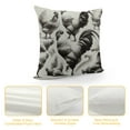 thumbnail image 4 of Leisuo Chicken Rooster Pillow Cover and Sketch Farm Decorative Throw Pillow Case Cushion Cover for Bedroom Sofa Living Room Couch Chair Office, 4 of 5