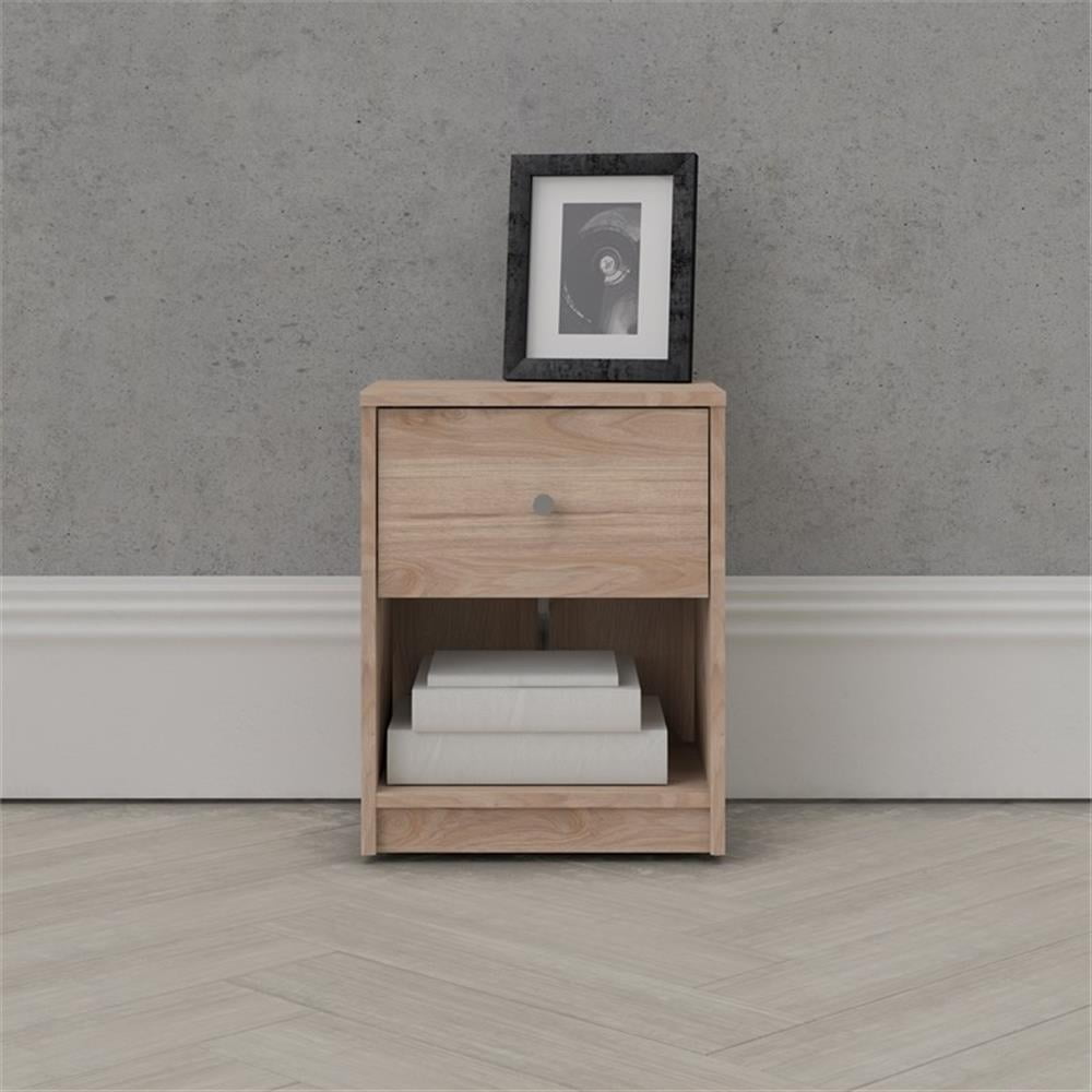 Pemberly Row 2PC Dresser and Nightstand Bedroom Set in Jackson Hickory