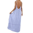 thumbnail image 5 of DHFJKG Summer Dresses For Women 2026 Sleeveless Open Back Casual Boho Maxi Dress Scoop Neck Striped A Line Dress Stylish Dresses, 5 of 7