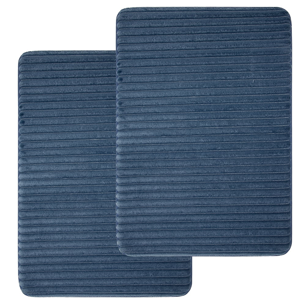 Mainstays Performance Quick Dry 2 Piece Memory Foam Bath Rug Set