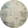 thumbnail image 2 of Addison Rugs Mayfield Premium Machine Washable Transitional Abstract Ivory Round Rug, 8' x 8', 2 of 6