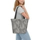 thumbnail image 2 of Balery Black White Stripes Bolsa de Hombro con Diseño, Bolsa Grande y Duradera, Bolsa Versátil para Compras, 2 of 6