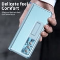 thumbnail image 3 of for Samsung Z Fold 4 Case with Screen Protector Pen Holder Hinge Protection Magnetic Kickstand PU Leather Shockproof All-inclusive Case Cover for Samsung Galaxy Z Fold 4, Blue, 3 of 7