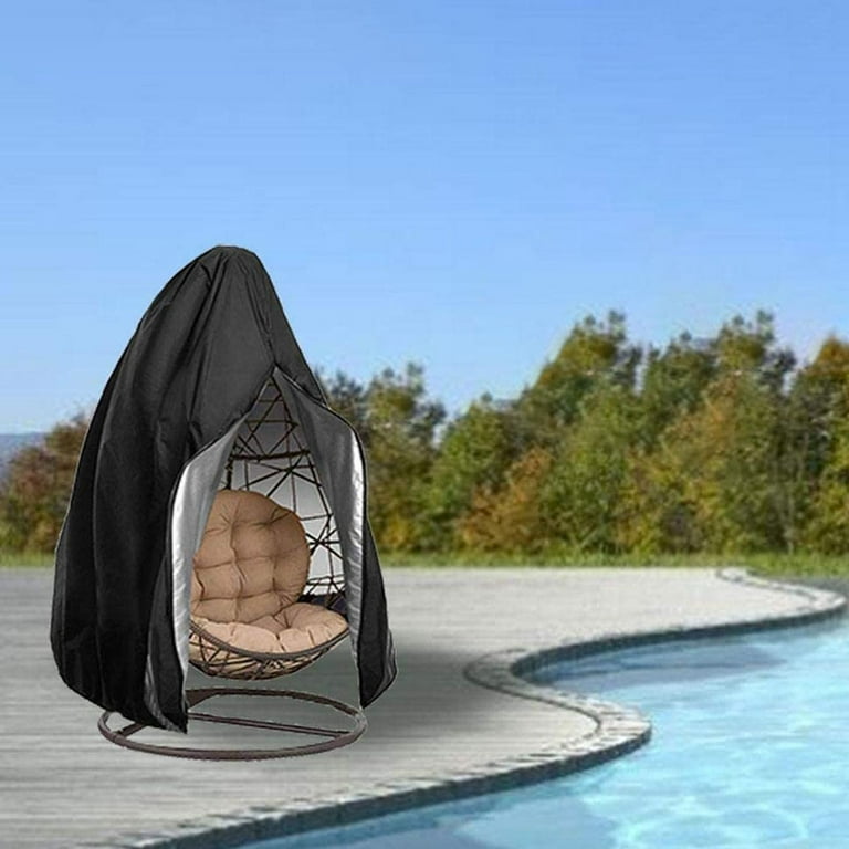Patio Hanging Egg Chair Cover Waterproof Outdoor Swing Chair Cover Hammock Swing Glider Cover Patio Furniture Protector Swing Cover for Garden Outdoor Walmart