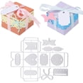 thumbnail image 1 of Troqueles de corte para cajas de regalo 3D, plantillas para repujado de cajas de regalo con forma de corbata, plantilla para caja de dulces 3D para bodas, 1 of 7