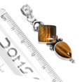thumbnail image 2 of Natural Tiger Eye Pendant 925 Sterling Silver Handmade Jewelry, 2 of 4