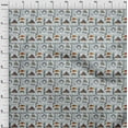 thumbnail image 4 of oneOone Cotton Cambric Light Gray Fabric Camping Diy Clothing Quilting Fabric Print Fabric By Yard 42 Inch Wide, 4 of 6