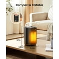 thumbnail image 7 of FREE VILLAGE Space Heater Small,Portable Electric Heater for Indoor Use,Room Heater with PTC Ceramic Fast Safety Heat,Desk Heater for Office Bedroom,Bathroom,Rvs - Black, 7 of 7