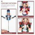 thumbnail image 2 of LOLIPPYY 3-Piece Christmas Wooden Soldier Nutcracker Set with Pull String Wood Puppet Decoration, 2 of 7