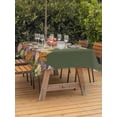 thumbnail image 2 of Easter Bunny Outdoor Tablecloth - 60x120 Inch Rectangle Dining Table Cover, Spring Floral Vintage Botanical Rabbits Green Waterproof Outdoor Table Cloth with Umbrella Hole & Zipper for Picnic/Patio, 2 of 7