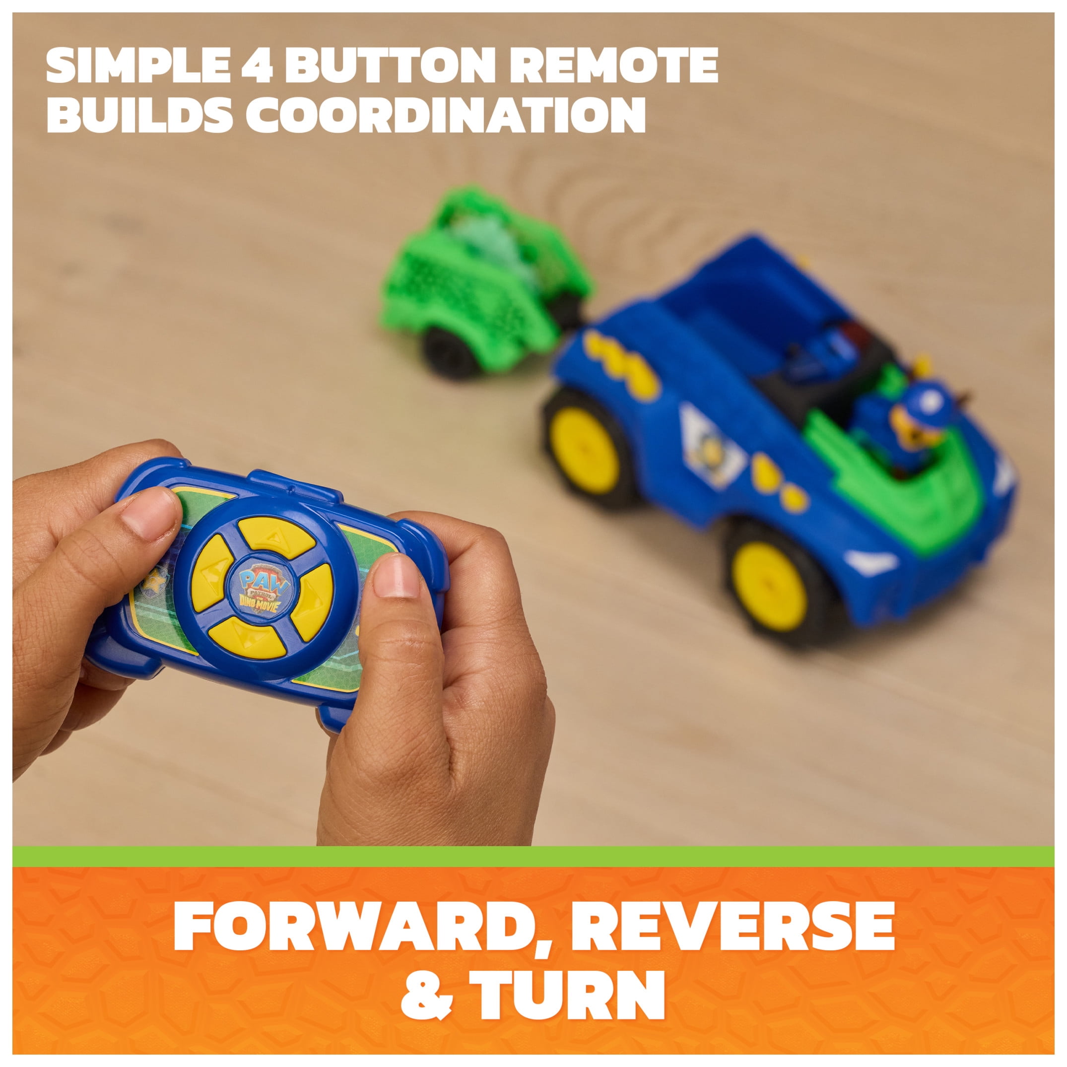 PAW Patrol: The Dino Movie Dino Tow & Dash RC, Ages 3+