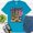 Aqua, variant on Army Dad T-Shirt Patriotic Camo Boots Flag Skull Military Gift Tee , Berry, 3XL