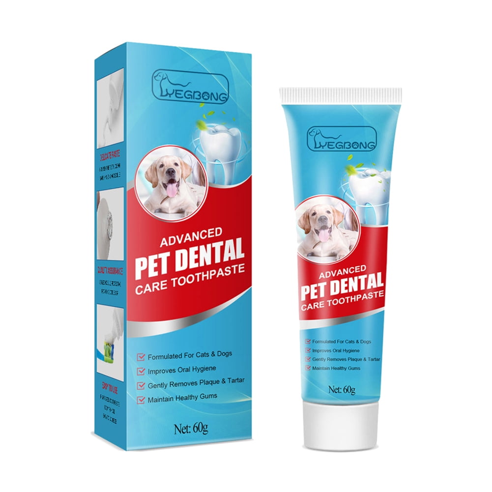 Nitouy 60g Cat Edible Toothpaste Oral Care Puppy Kitten Dog Cat