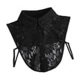 thumbnail image 2 of Cuello falso ajustable, decorativo, elegante, accesorio para blusa, ropa, suéter Negro, 2 of 9