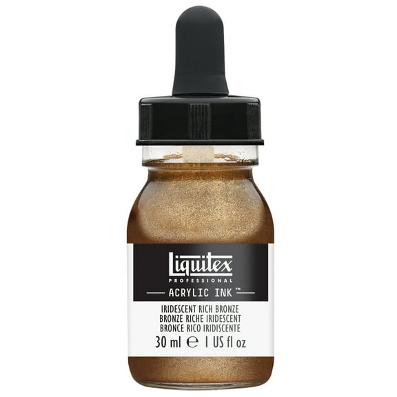 Liquitex Professional Acrylic Ink, 30ml Jar, Iridescent Rich Bronze
