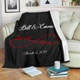thumbnail image 4 of Eternal Love Couples Blanket, 4 of 7