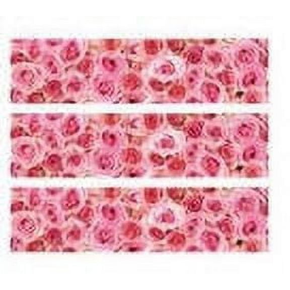 Roses Edible Photo Image Cake Border Decoration