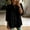 Black, variant on Only Moment Blouses for Women 3/4 Sleeve V Neck Wash Cotton with Button Cuffs Dressy Casual Summer Outfits Early Fall Fashion Spring Clothes Pink,S