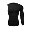 thumbnail image 3 of LEKWK Mens Athletic Shirts Asymmetric Single Arm Compression Gym Shirts Tight Fit Quick Dry Workout Shirts Basketball Running Sports Base Layer Top, 3 of 5