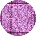 thumbnail image 1 of Ahgly Company Indoor Round Persian Purple Traditional Area Rugs, 6' Round, 1 of 4