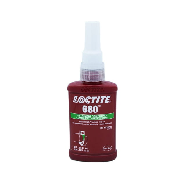 Compuesto Retenedor Alta Resistencia Loctite 50 Ml 680 Verde