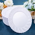 thumbnail image 3 of 60 Pieces White Plastic Plates - 9 Inch White Disposable Plates - Washable & Reusable - Premium Hard Plates - Party Supplies for Birthdays, Celebrations, Travel, Wedding, Party and Events, 3 of 18