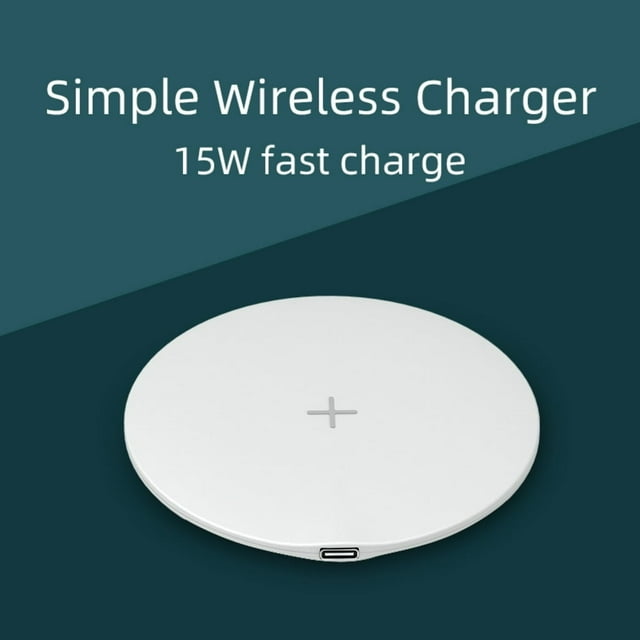 15W Portable Desktop Ultra-Thin Wireless Fast Charging Smart Phone Charger
