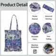 thumbnail image 5 of Watercolor Butterfly Floral Canvas Tote Bag – Romantic Nature-Inspired Reusable Cotton Shopping Bag with Artistic Fantasy Garden & Starry Sky Design for Women, Teens, Aesthetic Gift Lovers, 5 of 7