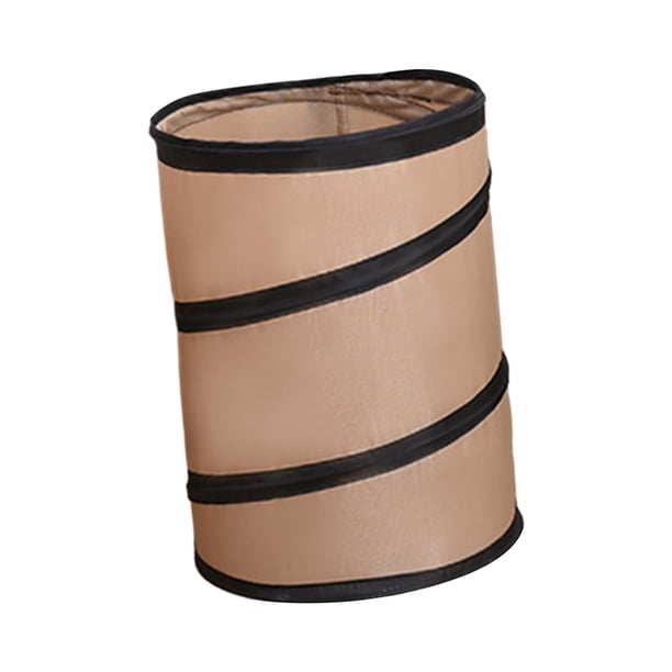 Bote de basura para acampada, cubo de basura plegable, cubo de basura retráctil, papelera de reciclaje, papelera para el hogar, patio, jardín, hojas Mini café ligero DYNWAVEMX bote de basura al aire libre