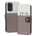 thumbnail image 3 of Cute Cartoon Wallet Phone Case for Samsung Galaxy A53 5G with Card Holder Soft PU Leather Kickstand Cover for Men and Women Magnetic Shockproof Protective with Lanyard, Gray, 3 of 9