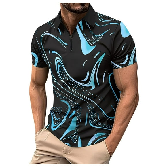 FhsagQ Men's Shirts Mens Shirts Tops 12 Pk Super Fit Muscle Fit Dress Shirts Stretch Athletic Slim Fit Short Sleeve Men's Shirts Support Men Shirts Tops 90% Polyester Blue S