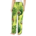 thumbnail image 3 of Daiia Kiwi and Avocado Women's Sleep Pant with Pockets and Drawstring,Pajama Pants-Medium, 3 of 9
