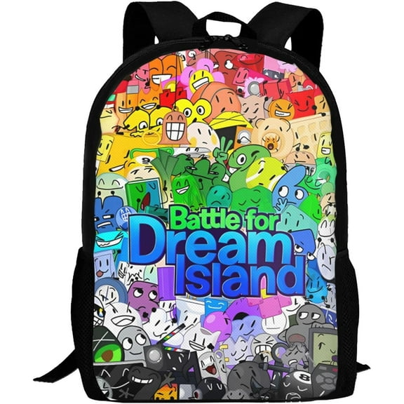 Bfdi-Battle for Dream-Island Backpack,3d Print Laptop Backpack Lightweight Casual Daypack Bookbag Multi-Function Travel Backpack 16.5 In