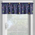 thumbnail image 2 of Ambesonne Space Valance Pack of 2, Doodle Cosmos Elements, 54"X12", Multicolor, 2 of 5