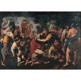 thumbnail image 2 of Giovanni Maria Bottala 24x18 Gold Ornate Framed and Double Matted Museum Art Print Titled - Meeting Between Esau and Jacob (Between 1636 and 1641), 2 of 4