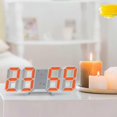 thumbnail image 1 of 3d Led Digital Clock Wall Deco Glowing Night Mode Adjastable Electronic Table Clock Wall Clock Decoration Living Room Led Clock, 1 of 5