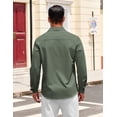 thumbnail image 4 of COOFANDY Long Sleeve Shirts for Men Wrinkle Free Button Up Dress Shirts Casual Stylish Office Shirt, 4 of 6