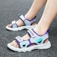 thumbnail image 2 of Mostsola Girls Sport Sandals Open Toe Outdoor Athletic Water Shoes Little Kids Non-Slip Beach Shoes, 2 of 9