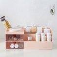 thumbnail image 5 of Caja organizadora de tocador para cosméticos/maquillaje, minialmacenamiento de escritorio para suministros de oficina, mostrador o tocador de baño, 24*12*9cm, 5 of 5