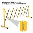 thumbnail image 5 of Yesfashion Metal Expandable Barricade, 11FT Folding Security Gate, Retractable Driveway Gate, Folding Safety Barricade, 5 of 8