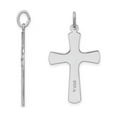 thumbnail image 2 of Sterling Silver Polished Cross Pendant Necklace with Chain, 2 of 4