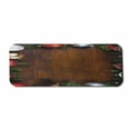 thumbnail image 1 of Christmas Computer Mouse Pad, Dark Rustic Backdrop with Colorful Vivid Baubles Celebration in Countryside Image, Rectangle Non-Slip Rubber Mousepad Large, 31" x 12", Multicolor, by Ambesonne, 1 of 2