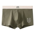thumbnail image 2 of snilers Mens Trunks Underwear Comfortable Stretch Boxer Briefs Short Leg Covered Band Boxers Color Block Underpants, 2 of 3