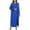 Blue, variant on ZQUUVOU Women's 2 Piece Set Basic Bodycon Crew Neck Sleeveless Casual Midi Tank Dress And Open Front Coat Black
