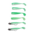 thumbnail image 4 of Caja de Señuelos de Pesca Suave Swimbait de Simulación YUNYI BRAND Verde Guisante, 4 of 8