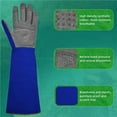 thumbnail image 4 of ZDM 3-in-1 Gloves for Gardening Lightweight, Farming & Cleaning, Thorn Proof, Anti-Slip, Comfort, Breathable, Abrasion Resistant, 4 of 6