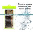 thumbnail image 5 of Bolsa De Teléfono Bolsa de teléfono de TPU que cuelga la caja impermeable del teléfono para la natación de vacaciones (verde), 5 of 5