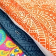 thumbnail image 6 of Lush Decor Boho Chic Duvet Cover - Turquoise/Navy - Full/Queen, 6 of 8