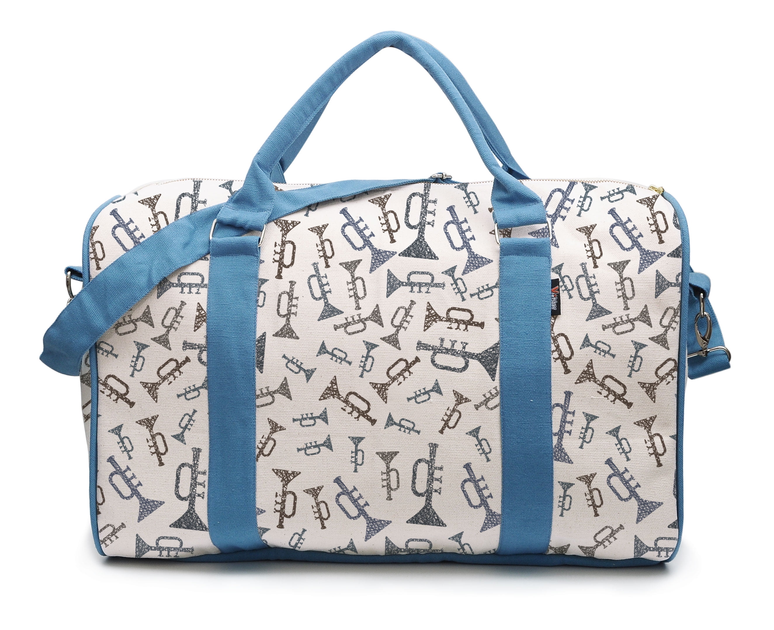 Unicorn Patterns Printed Canvas Duffle Luggage Travel Bag WAS/_42